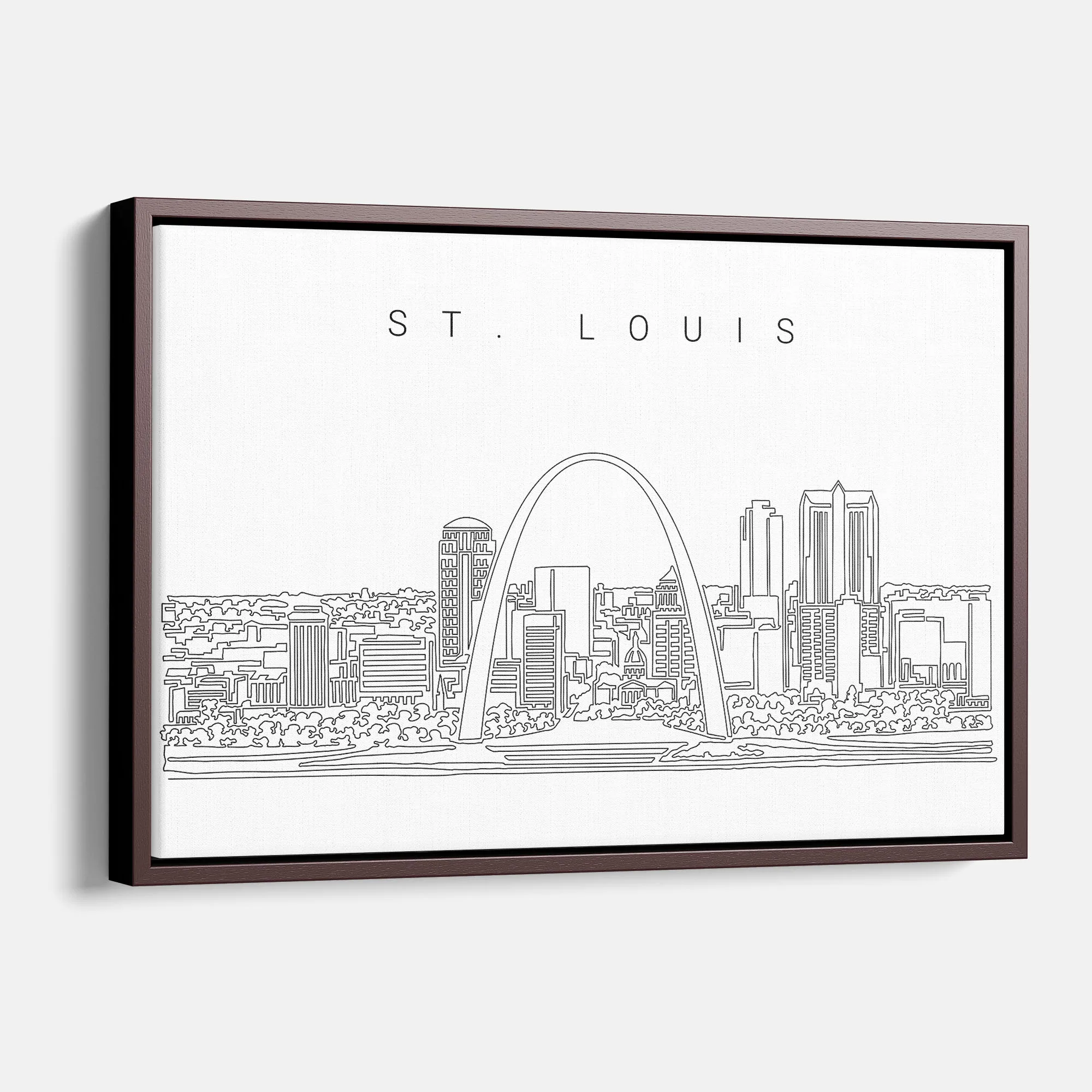 St. Louis Skyline Canvas Print