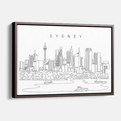 Sydney Skyline Canvas Print