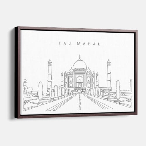 Taj Mahal Canvas Print