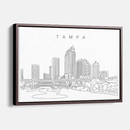 Tampa Skyline Canvas Print