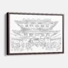 Framed Tokyo Canvas Print - Main - Light