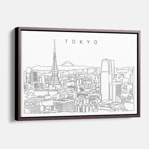 Tokyo Skyline Canvas Print