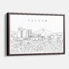 Framed Tucson Canvas Print - Main - Light