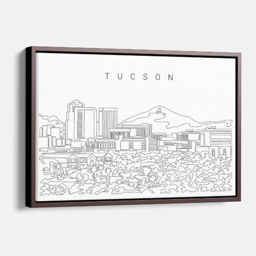 Tucson Skyline Canvas Print