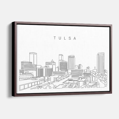 Tulsa Skyline Canvas Print