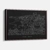 Framed Tulum Mexico Canvas Print - Main - Dark