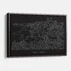 Framed Tulum Mexico Canvas Print - Main - Dark