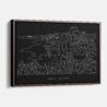 Framed Tulum Mexico Canvas Print - Main - Dark