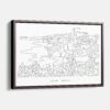 Framed Tulum Mexico Canvas Print - Main - Light