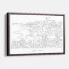 Framed Tulum Mexico Canvas Print - Main - Light