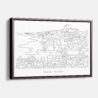 Framed Tulum Mexico Canvas Print - Main - Light