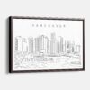 Framed Vancouver Canvas Print - Main - Light