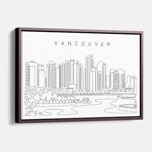 Vancouver Skyline Canvas Print
