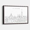 Framed Vienna Canvas Print - Main - Light