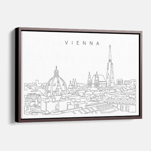 Vienna Skyline Canvas Print