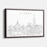 Framed Vienna Canvas Print - Main - Light