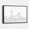Framed Wichita Canvas Print - Main - Light