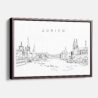 Framed Zurich Canvas Print - Main - Light