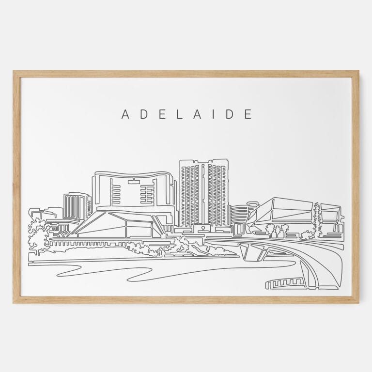 Framed Adelaide Art print Landscape Main