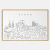 Framed Akron Art print - Landscape - Main