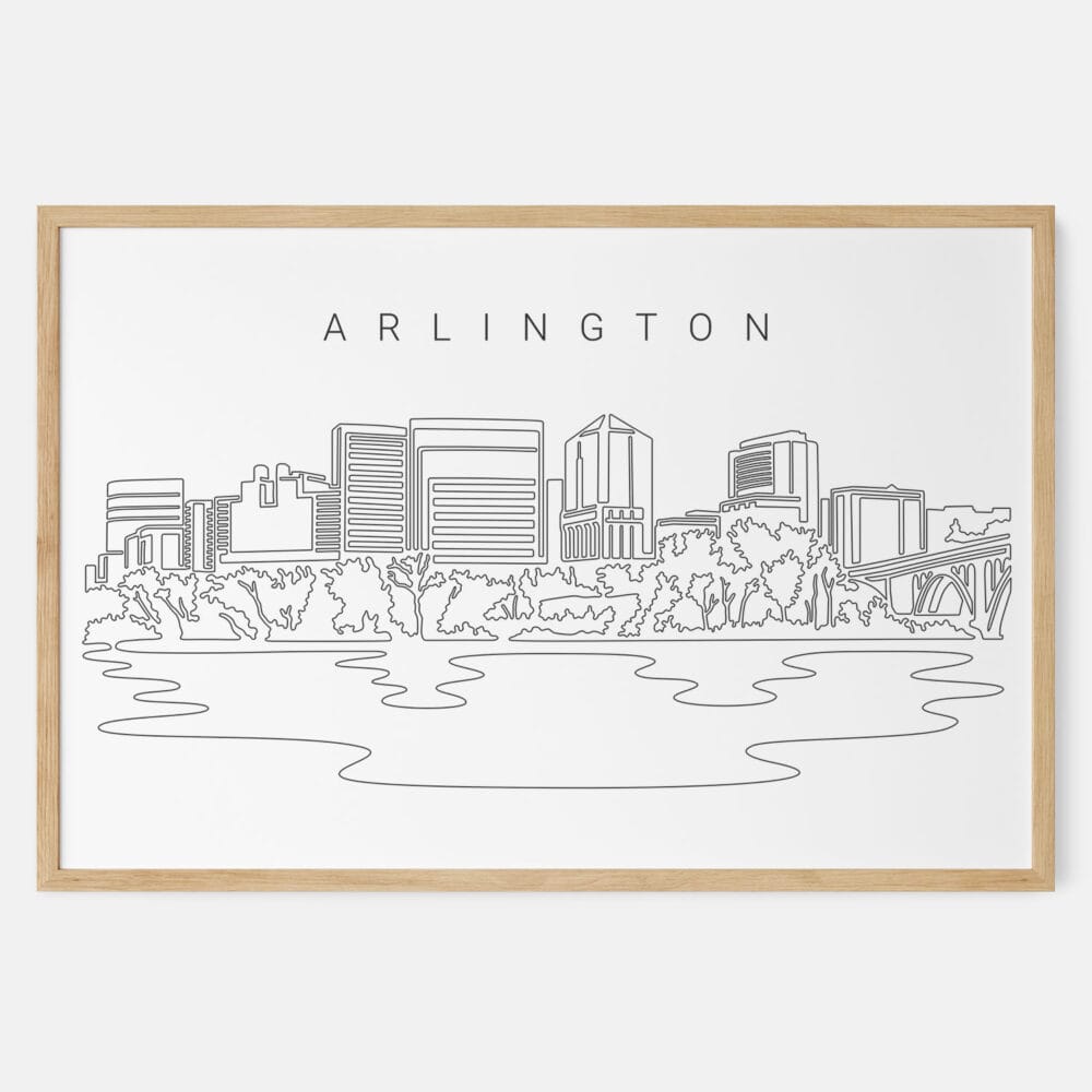 Framed Arlington Art print - Landscape - Main