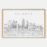 Framed Atlanta Art print - Landscape - Main