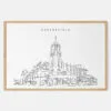 Framed Bakersfield Art print - Landscape - Main