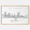 Framed Baltimore Art print - Landscape - Main