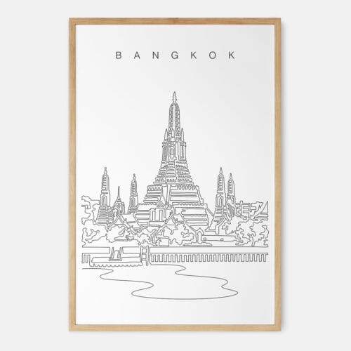 Bangkok Wat Arun Art Print
