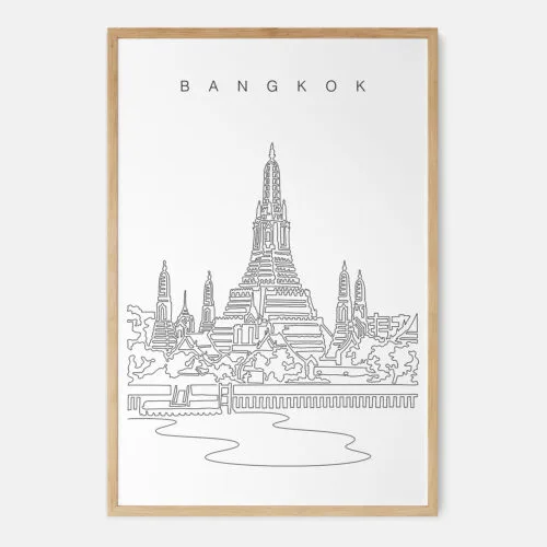 Bangkok Wat Arun Art Print