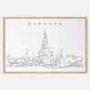 Framed Bangkok Wat Arun Temple Art print - Landscape - Main