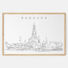 Framed Bangkok Wat Arun Temple Art print - Landscape - Main