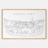 Framed Barcelona Park Güell Art print - Landscape - Main