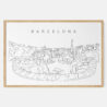 Framed Barcelona Park Güell Art print - Landscape - Main