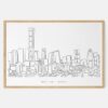 Framed Beijing Art print - Landscape - Main