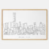 Framed Beijing Art print - Landscape - Main