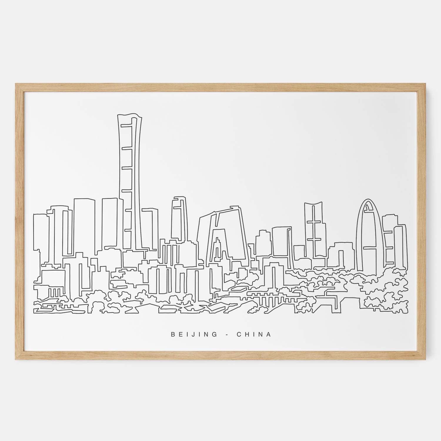 Beijing Art Print