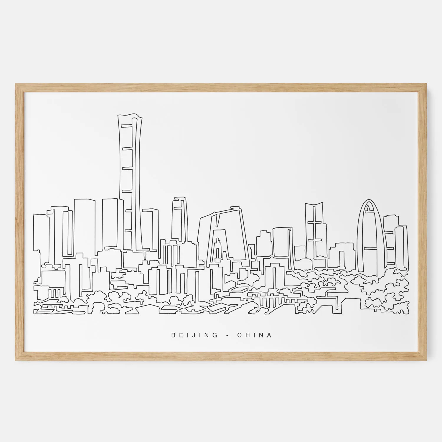Beijing Art Print