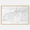 Framed Bogota Colombia Art print - Landscape - Main