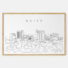 Framed Boise Idaho Art print - Landscape - Main