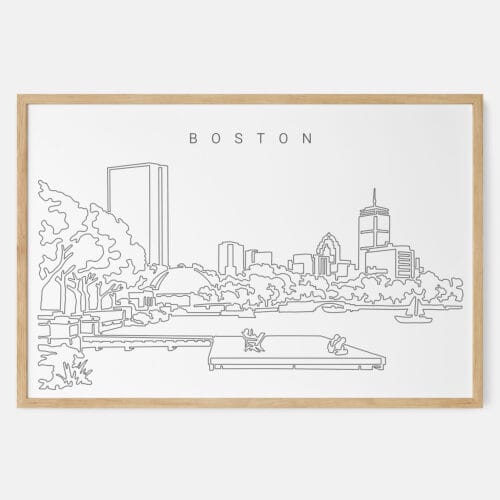 Boston Charles River Esplanade Art Print