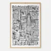 Framed Buffalo NY Art print - Landscape - Main