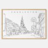 Framed Charleston Art print - Landscape - Main
