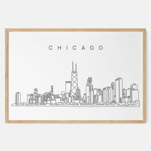 Chicago Skyline Art Print