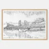 Framed Da Nang Dragon Bridge Art print - Landscape - Main