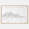 Framed Daytona Beach Art print - Landscape - Main