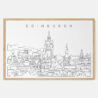 Framed Edinburgh Art print - Landscape - Main