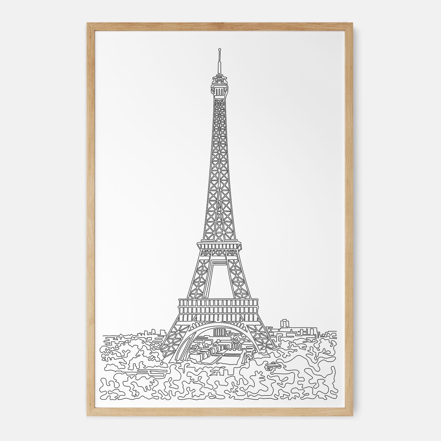 Paris Eiffel Tower Art Print
