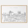 Framed El Paso Art print - Landscape - Main