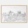Framed El Paso Art print - Landscape - Main